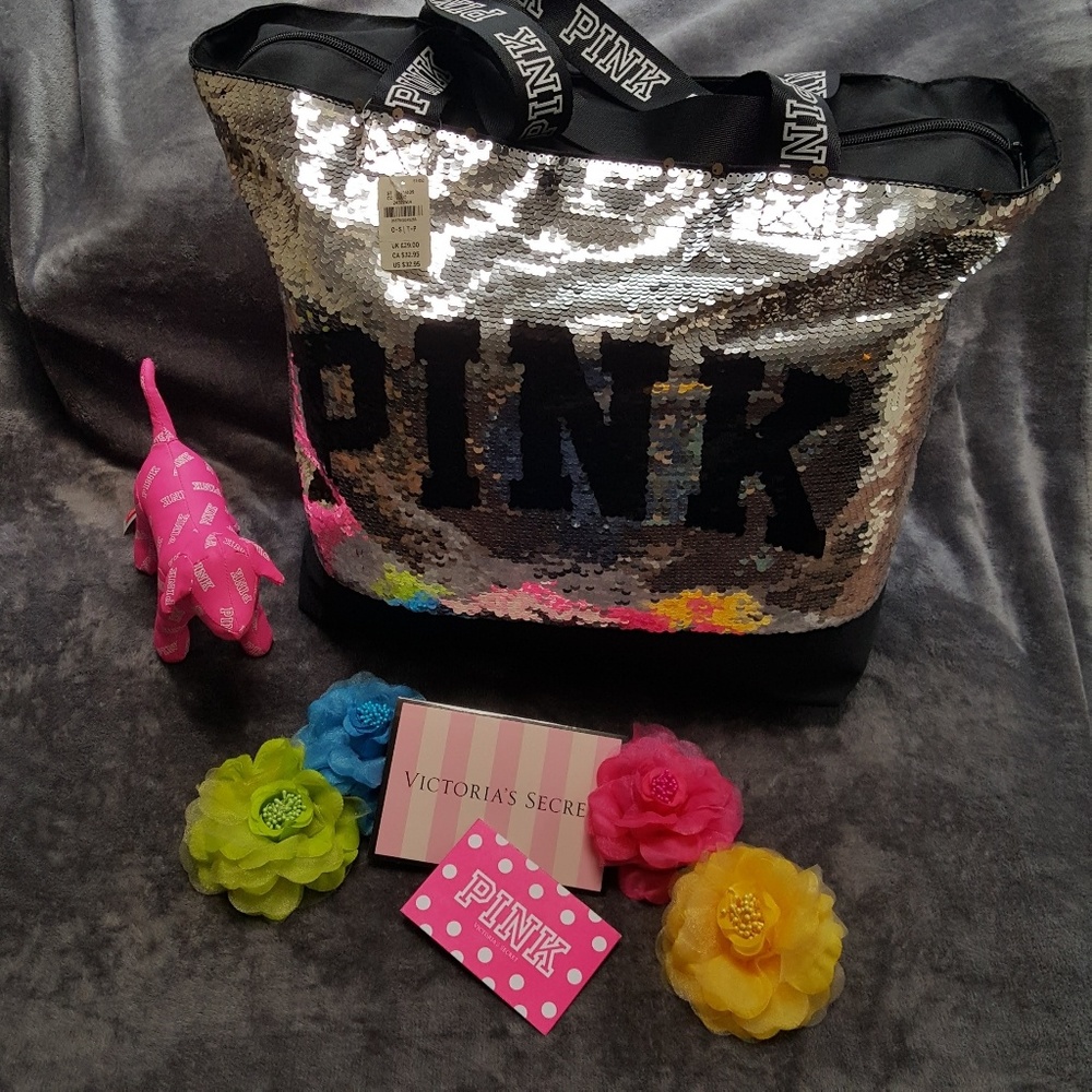 VS PINK Bling Sequin Tote